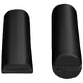 Miniatyrbillede 7 af 11: Massagebriks med 2 zoner, 7,5cm polstring + ruller - sort