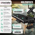 Miniatyrbillede 2 af 11: Massagebriks med 2 zoner, 7,5cm polstring + ruller - sort