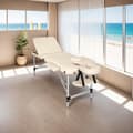 Miniatyrbillede 3 af 11: Massagebriks i aluminium med 3 zoner, 5 cm polstring + taske - beige
