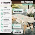 Miniatyrbillede 2 af 11: Massagebriks med 2 zoner, 7,5cm polstring + ruller + polstring beige