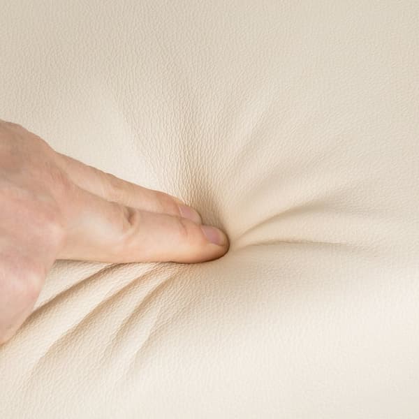 Massagebriks sæt oval med 3 zoner, 5cm polstring + massageruller - beige