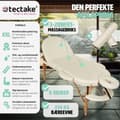 Miniatyrbillede 2 af 10: Massagebriks sæt oval med 3 zoner, 5cm polstring + massageruller - beige
