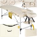 Miniatyrbillede 5 af 9: Massagebriks i aluminium med 2 zoner, polstring + taske - beige