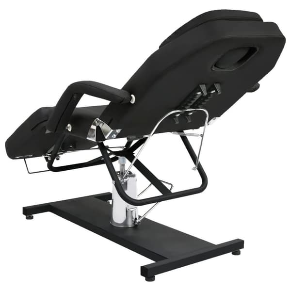 vidaXL massagebord 180x62(87-112) cm sort
