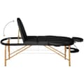 Miniatyrbillede 4 af 11: Massagebriks Sawsan med 3 zoner, 5 cm polstring - sort