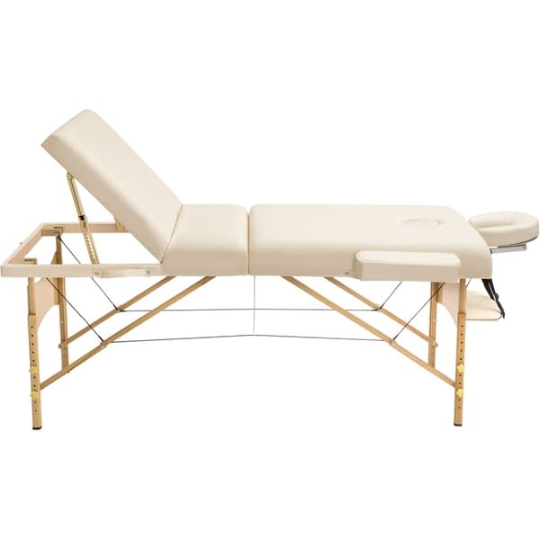 Massagebriks Somwang med 3 zoner, 7,5 cm polstring - beige