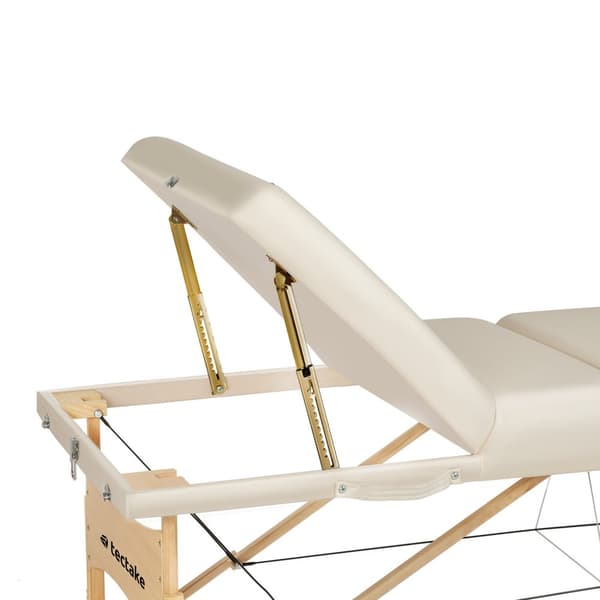 Massagebriks Somwang med 3 zoner, 7,5 cm polstring - beige