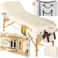 Miniatyrbillede 1 af 9: Massagebriks Somwang med 3 zoner, 7,5 cm polstring - beige
