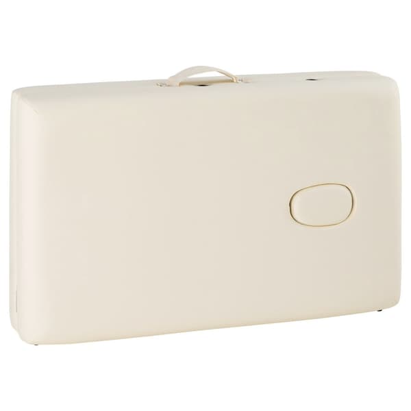 Massagebriks 2 zoner Freddi sæt med 5 cm polstring - beige