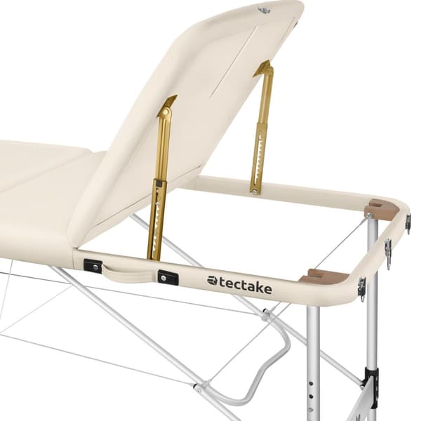 3 zoners massagebriks Phuket, bæretaske, aluminiumsramme - beige