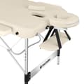 Miniatyrbillede 7 af 11: 3 zoners massagebriks Phuket, bæretaske, aluminiumsramme - beige