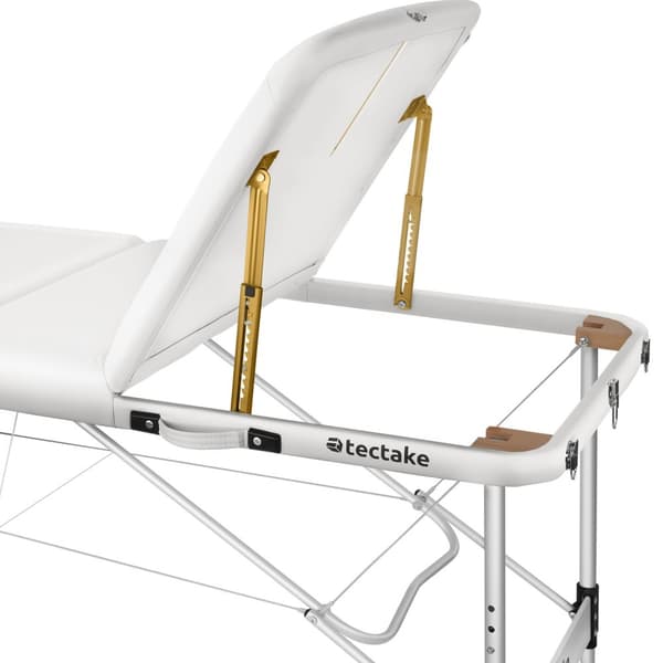 3 zoners massagebriks Koi Tao, bæretaske, aluminiumsramme - hvid