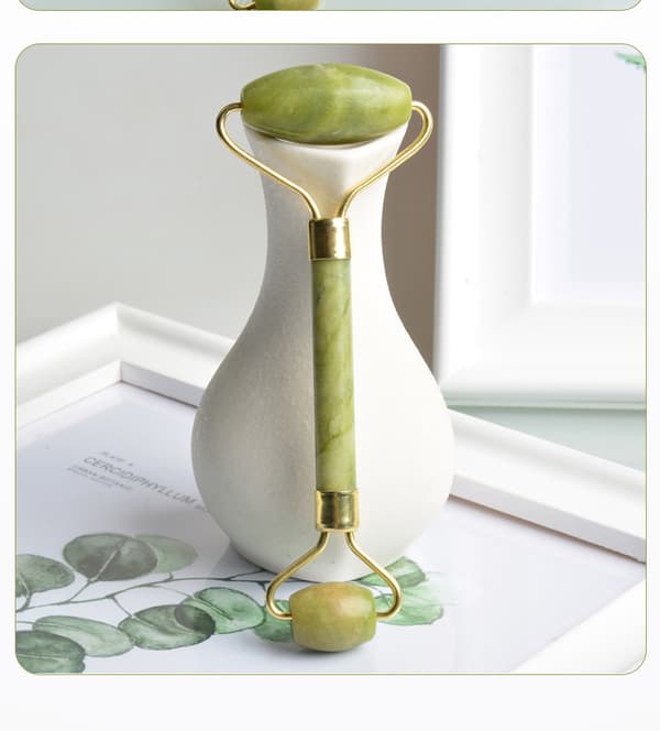Jade Roller Ansiktsmassage Roller Ansiktsroller Gua Sha 1st Julklappa