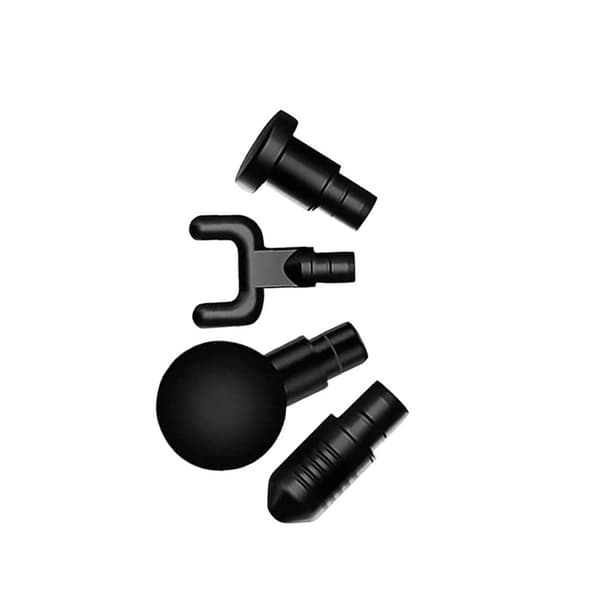 Massagepistol med 4 hastigheter och 4 utbytbara massagehuvuden
