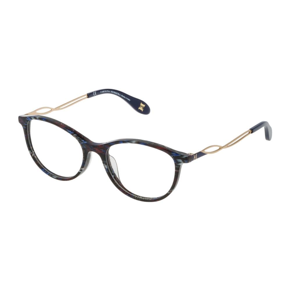 Glasögonbågar Carolina Herrera VHN590M510AG2 Blå Gyllene