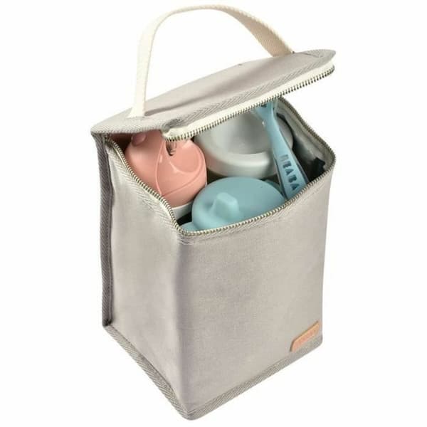 Béaba Kylväska Beige 22 cm - Praktisk och stilren kylväska för att hålla mat och dryck kylda under sommaren.