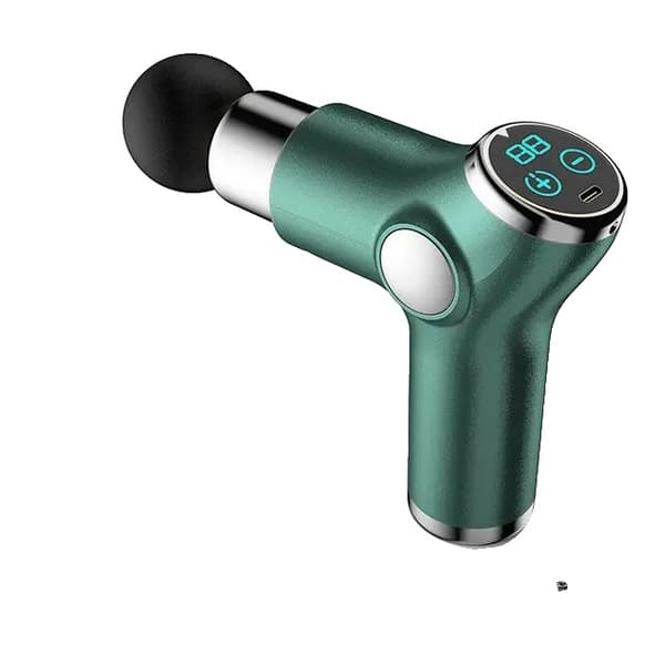Massagepistol, djupvävnadspercussion, smärtlindring, 32 växlar Svart