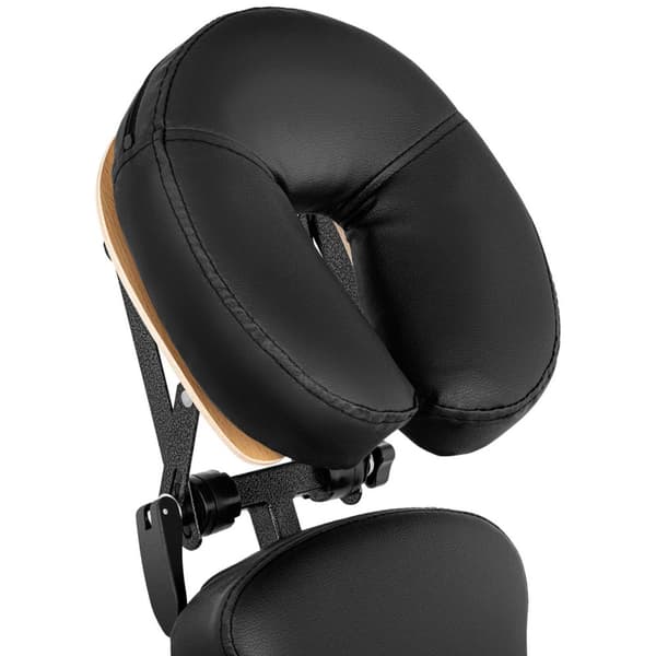 Massagestol foldbar op til 130 kg, sort