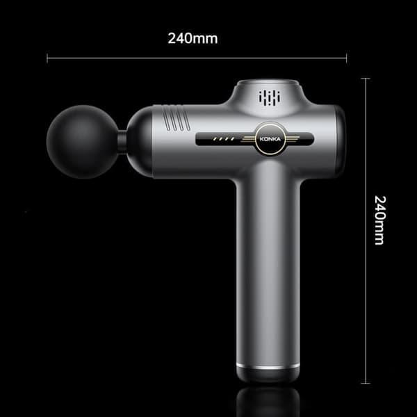 KONKA A9 professionel massagepistol Elektrisk stød Muskelafspænding Vibration Fitness Massager Fascia Gun mit 8 Massagehoved