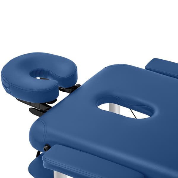 Bordeaux Blue bärbart hopfällbart massagebäddsbord upp till 180 kg blått