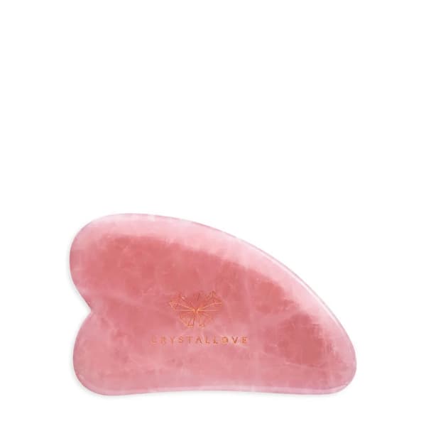CRYSTALLOVE ruusukvartsi kasvohieronta Gua Sha - ruusukvartsi gua sha kasvohierontalevy