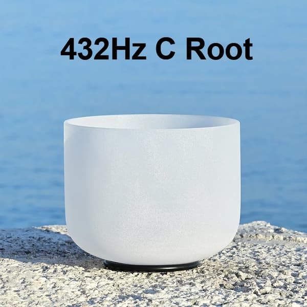 Krystal Sangskål, 432Hz Frekvens, C Note,432Hz Note C