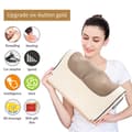 Miniatyrbillede 2 af 2: Nakke Massage Pude, Infrarød Opvarmning, Shiatsu Massør, EU-stik, RP2-J-6 (Guld)
