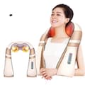 Miniatyrbillede 1 af 2: Elektrisk Shiatsu-massager, U-formet design, Infrarød varmeteknologi, EU-stik, P1-J-6