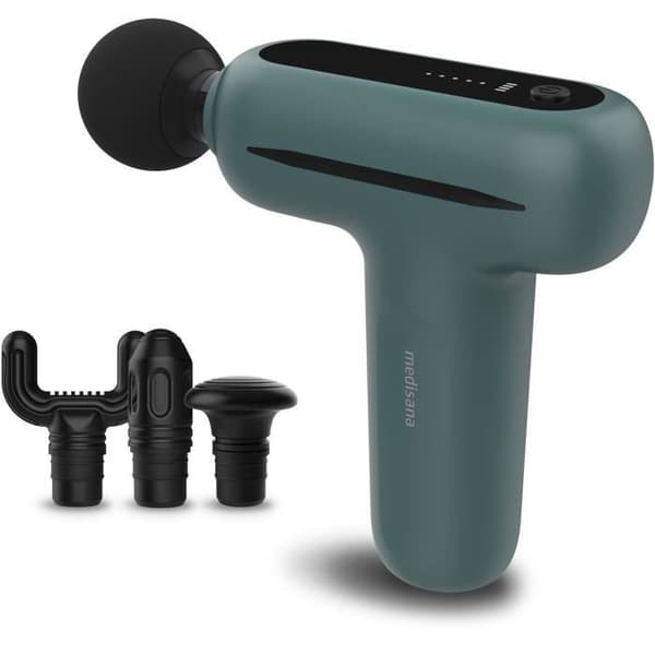 Hierontapistooli - MEDISANA MG 200 - 5 iskutasoa - 5 V - 50 dB - Harmaa/Vihreä