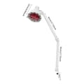 Miniatyrbillede 2 af 2: Infrarød lampe, 275W effekt, klipsdesign, 180° justerbar vinkel,HVID, 220V