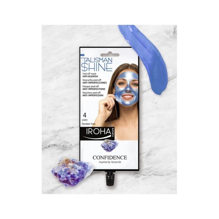 Ansiktsmask Peel Off Blue Tanzanite Anti-blemish Iroha