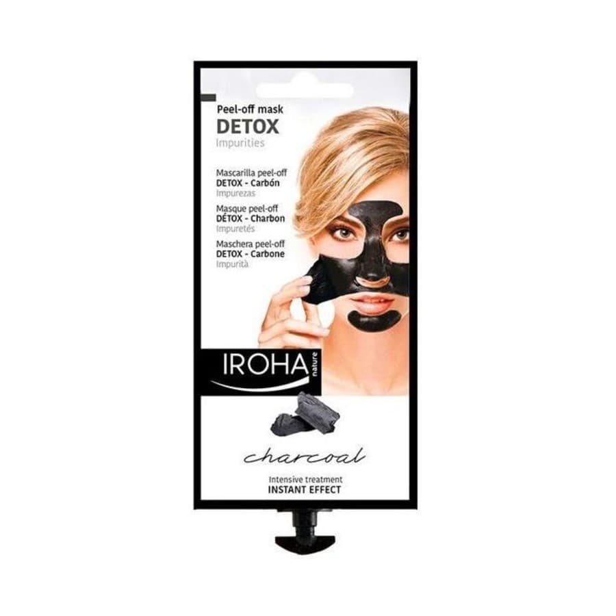 Renande ansiktsmask Detox Charcoal Black Iroha