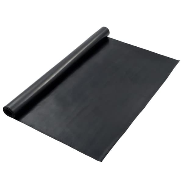 vidaXL Gulvmatte sklisikker gummi 1,2x2 m 1 mm glatt