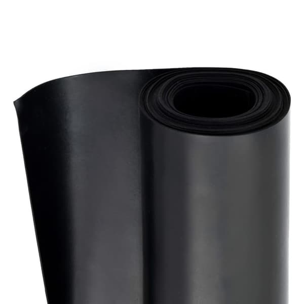 vidaXL Gulvmatte sklisikker gummi 1,2x2 m 1 mm glatt