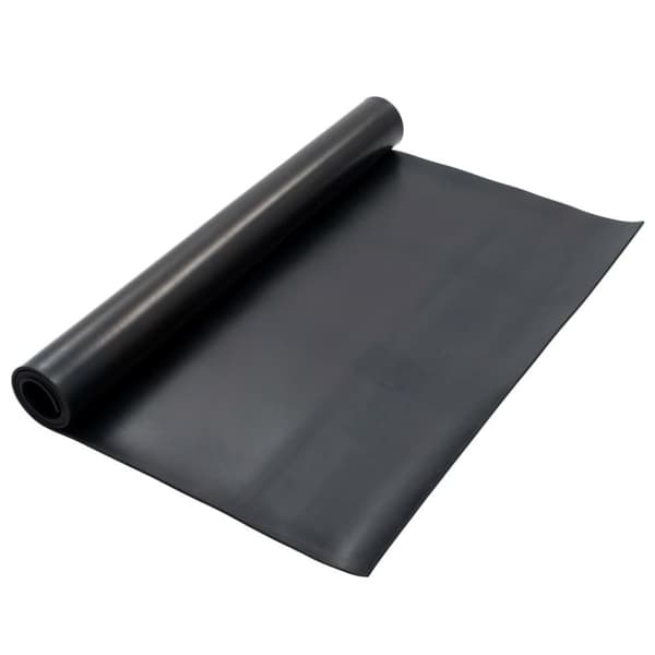 vidaXL Gulvmatte sklisikker gummi 1,2x2 m 6 mm glatt