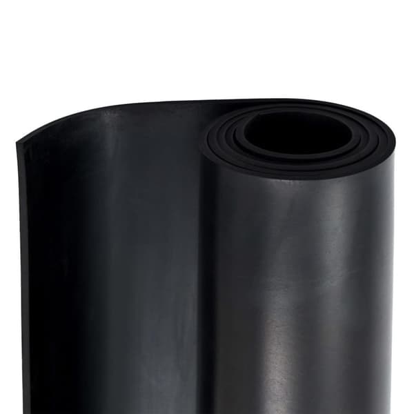 vidaXL Gulvmatte sklisikker gummi 1,2x2 m 6 mm glatt
