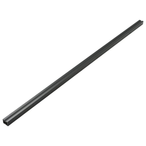 vidaXL massive terrassebrædder med tilbehør WPC 10 m² 2,2 m sort