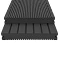 Miniatyrbillede 2 af 11: vidaXL massive terrassebrædder med tilbehør WPC 10 m² 2,2 m sort