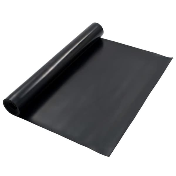 vidaXL Gulvmatte sklisikker gummi 1,2x5 m 3 mm glatt