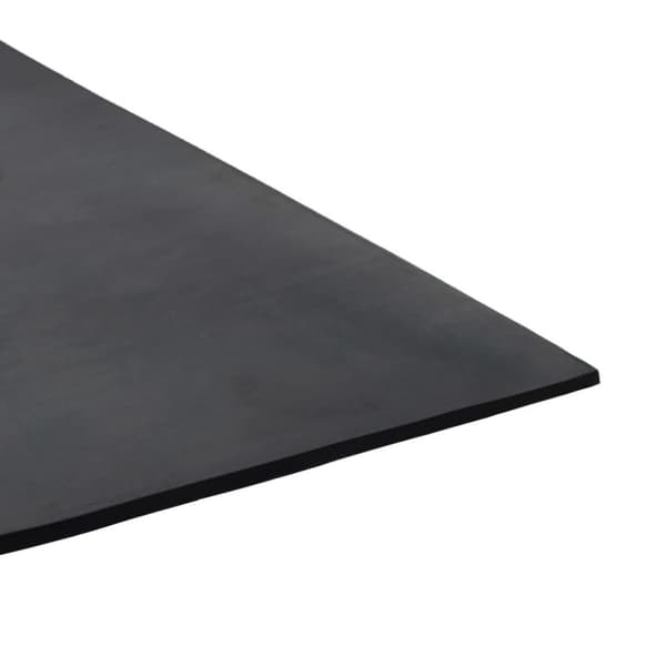 vidaXL Gulvmatte sklisikker gummi 1,2x5 m 3 mm glatt