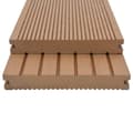 Miniatyrbild 2 av 10: vidaXL WPC massiva golvplattor med tillbehör 30 m² 2,2 m teak