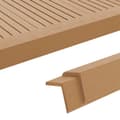 Pikkukuva 9 / 10: vidaXL Terassin reunuslauta WPC 170 cm tiikin väri