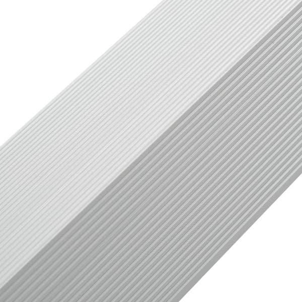 vidaXL Reunuslauta 5 kpl alumiini 170 cm hopea