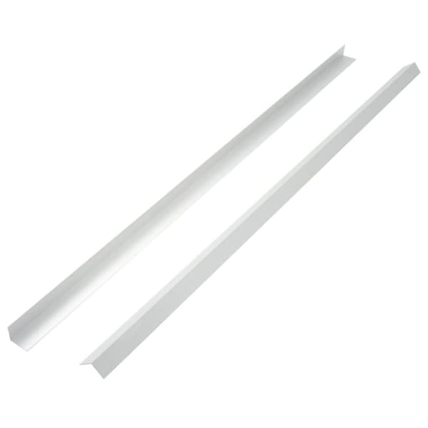 vidaXL Ytterhörnlist 5 st aluminium 170 cm silver