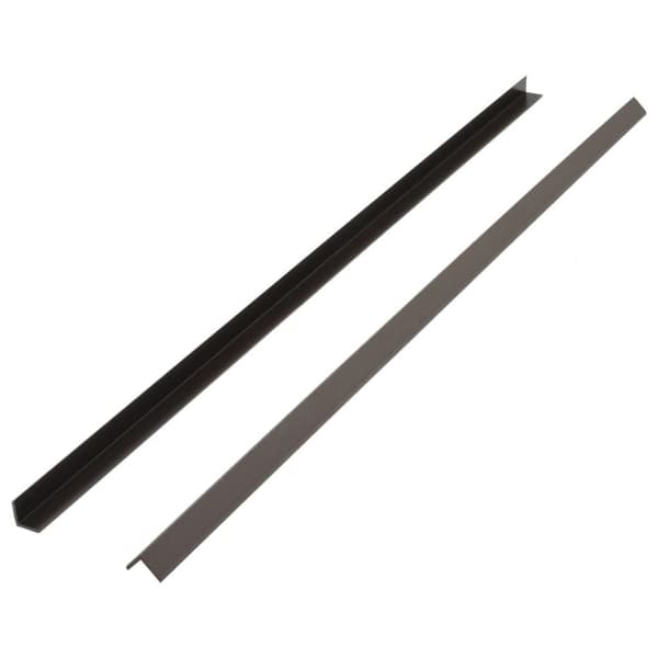 vidaXL Terassin reunuslauta WPC 170 cm tummanruskea