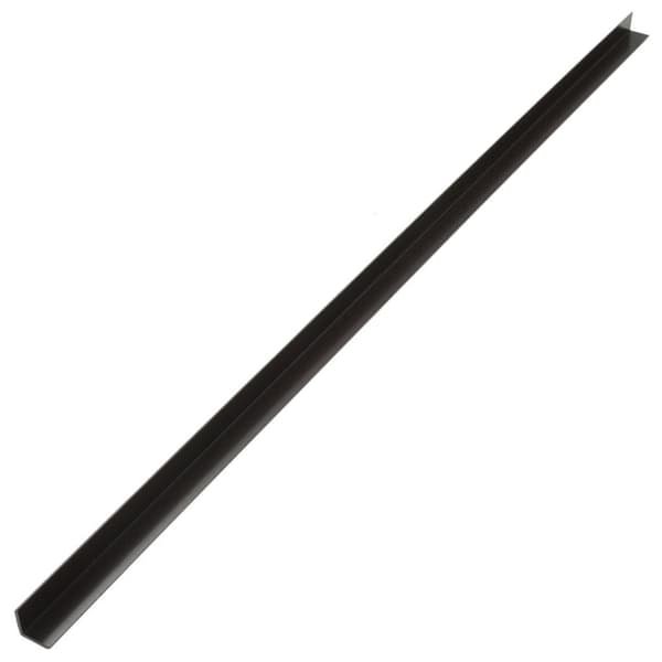 vidaXL Terassin reunuslauta WPC 170 cm tummanruskea