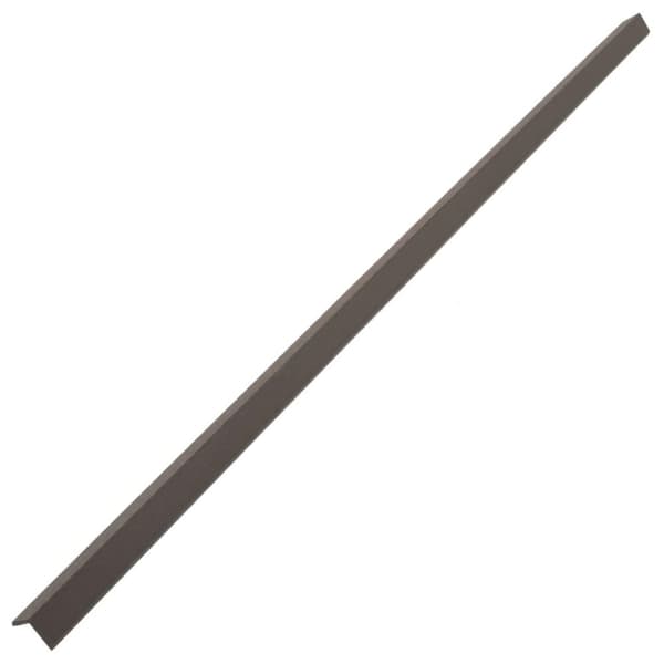 vidaXL Terassin reunuslauta WPC 170 cm tummanruskea