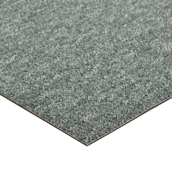 vidaXL Textilplattor 20 st 5 m² 50x50 cm grön