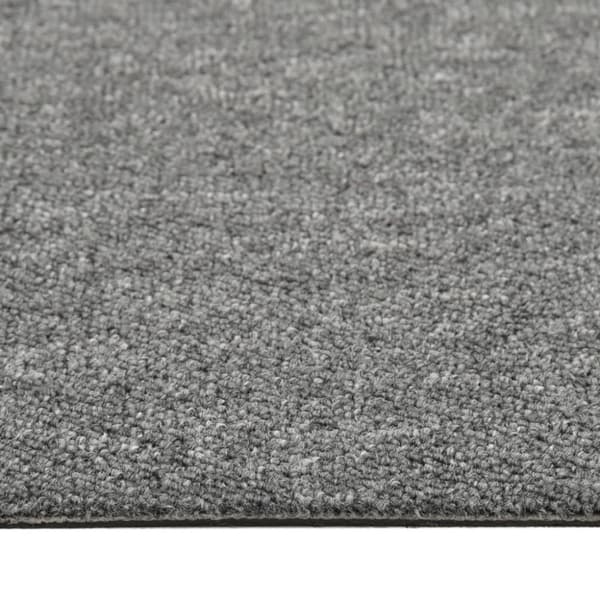 vidaXL Teppefliser gulv 20 stk 5 m² 50x50 cm grå