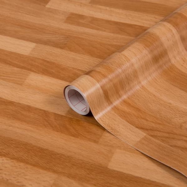 D-C-Fix Slaktarblock med klibbig baksida av plast Brown 2m x 45cm